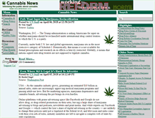 Tablet Screenshot of cannabisnews.com